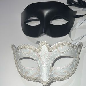 Masquerade ball Eye Mask set of 2